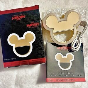 IMPRESSIONS Vanity Disney Mickey Mouse LED Cellphone Camera Ring Light NEW
